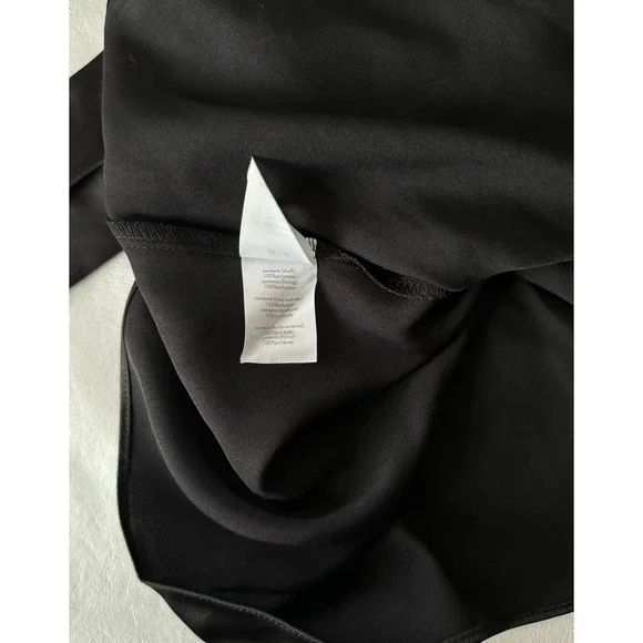 WeWoreWhat Cut Out Midi Dress in Black Satin Size M - Picture 8 of 9